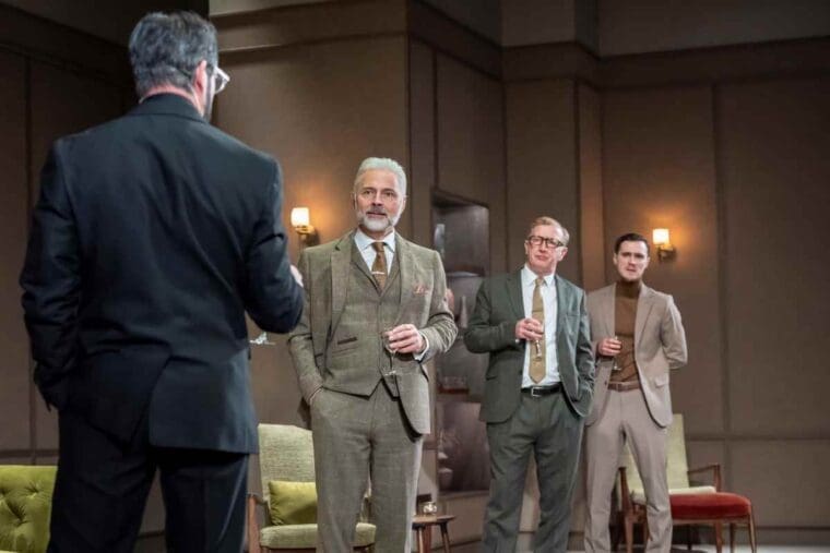 Mark Bonnar, Steffan Rhodri, and Stanley Morgan in The Little Foxes © Johan Persson