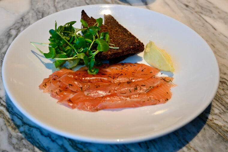 Salmon Gravlax at Sam's Waterside