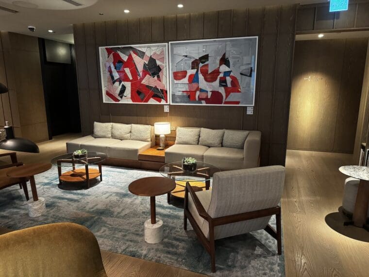 Seating in the Lounge at The Hari Hong Kong