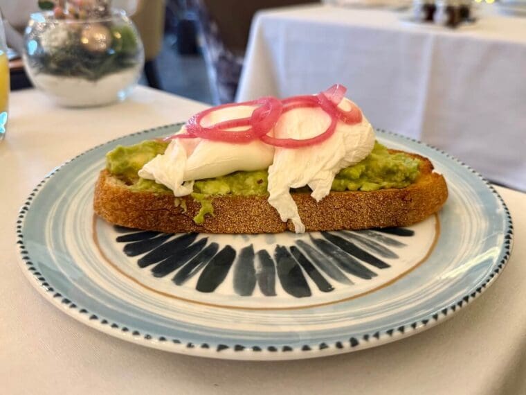 The Langley avocado on toast