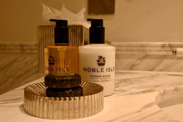 The Langley toiletries
