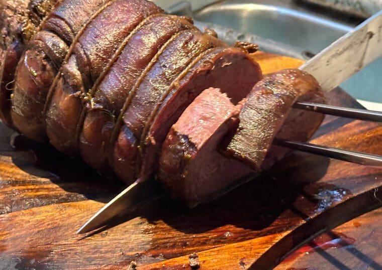 Carving the Venison