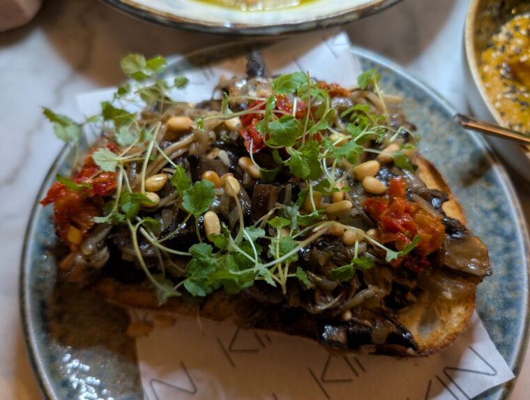Kin Restaurant mushrooms