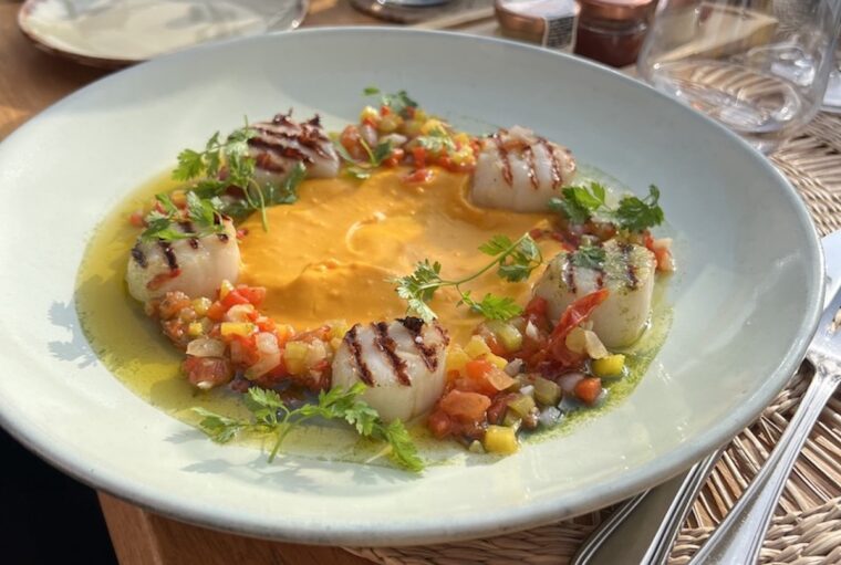 Seafood at Le Majestic hotel