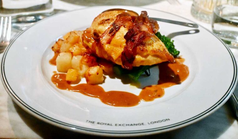 Chicken Balmoral with whisky sauce