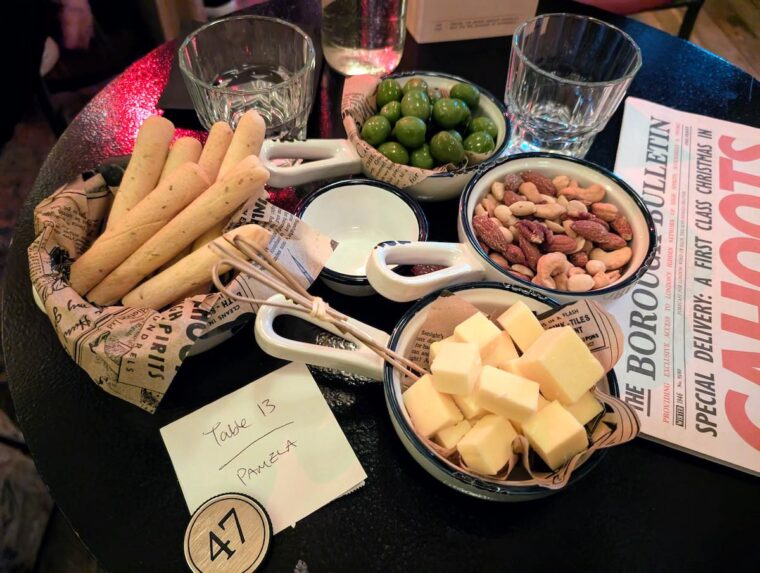 Cahoots Borough snacks