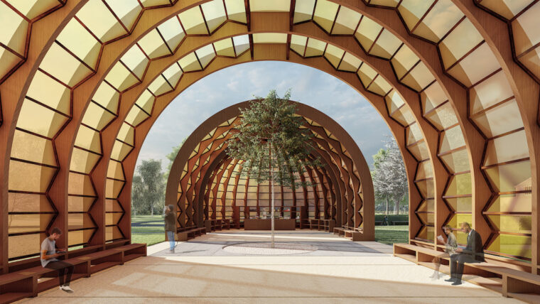 Marina Tabassum's Serpentine Pavilion concept
