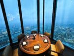 Lucky Cat by Gordon Ramsay view over London from table 22