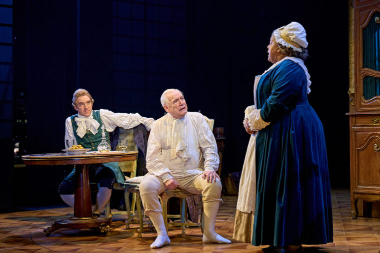 Brian Cox as Bach in The Score
Jamie Wilkes as Carl, Juliet Garricks as Emilia