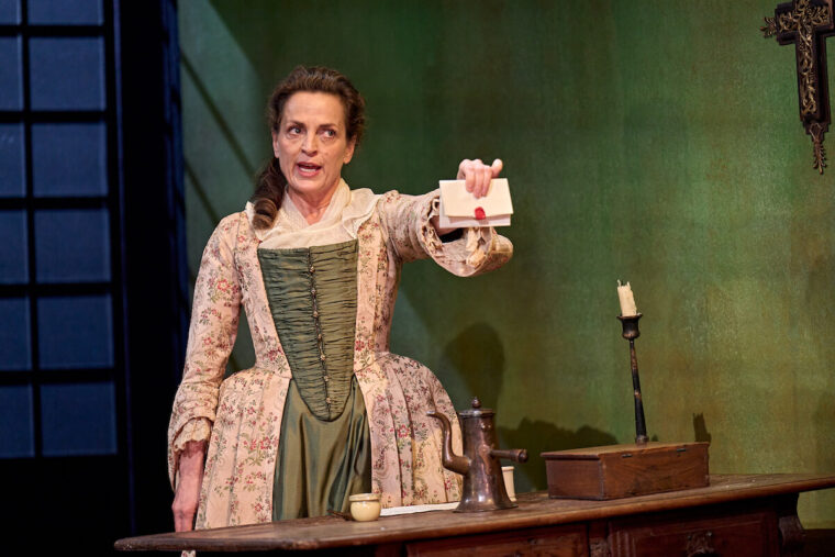 Nicole Ansari Cox as Mrs Bach in The Score