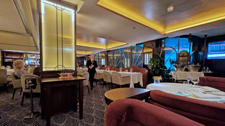 The Savoy Grill - view from our table
