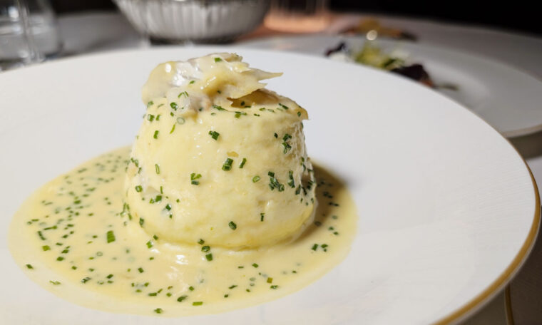 Souffle Arnold Bennett at the Savoy Grill