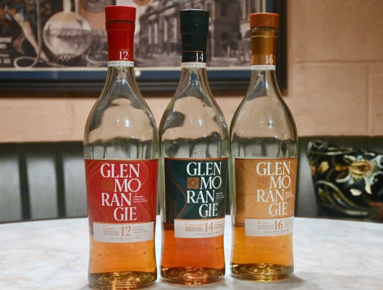 A trio of Glenmorangie Whiskies