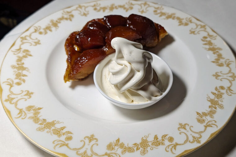 Apple Tart Tatin with Madagascan Vanilla Icecream