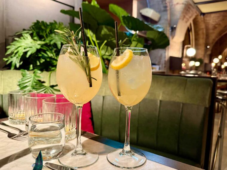 Rosemary and Thyme Whisky Spritz - The Libertine