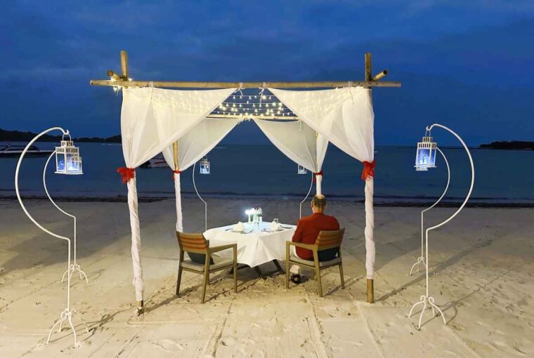 Amari Koh Samui Romantic Gazebo at sunset