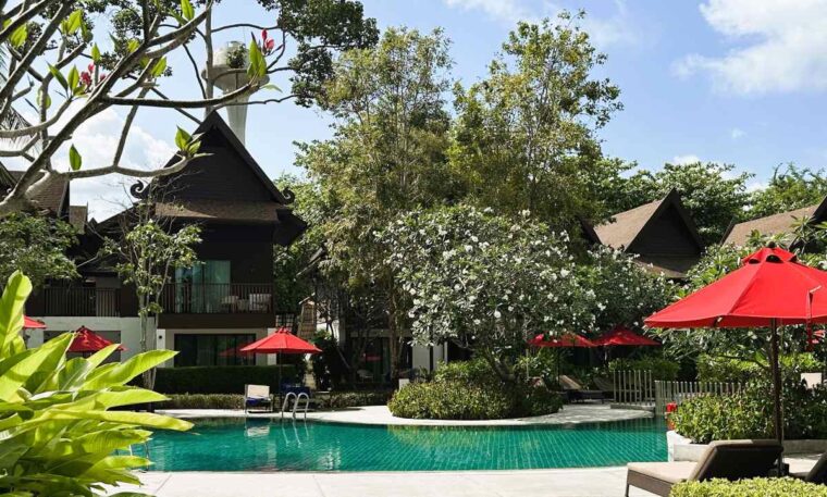 Amari Koh Samui Thai Village rooms in traditional Thai buildings and a large swimming pool