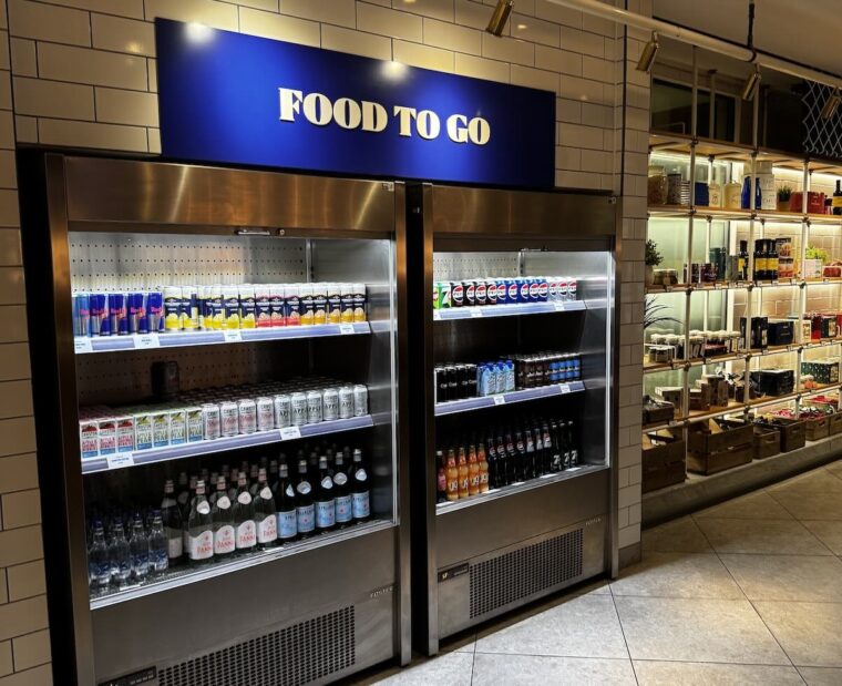 Takeaway food at the London Heathrow Marriott Hotel