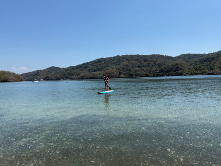 Paddle boarding