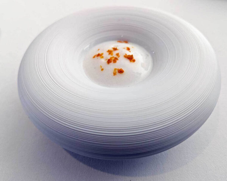 Petrus-rhubarb and champagne sorbet