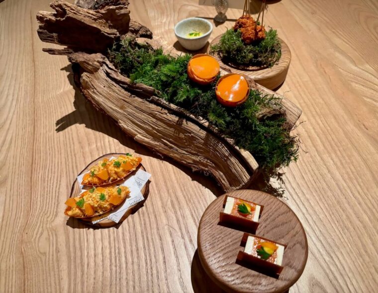 Restaurant Interlude carrot dishes