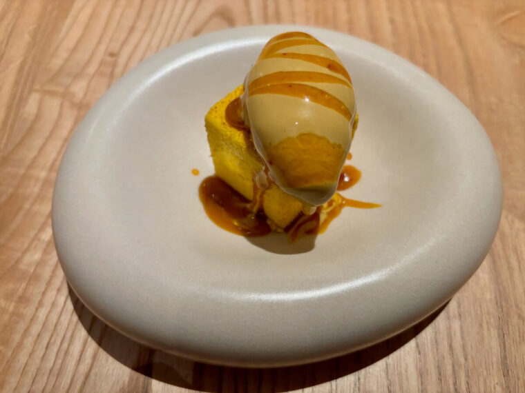 Restaurant Interlude milk parfait