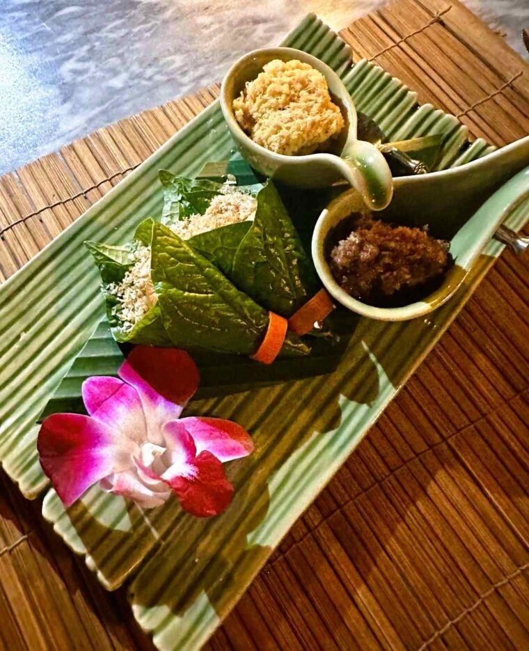 The Peninsula Bangkok Thiptara Thai Restaurant Miang Goong Foo