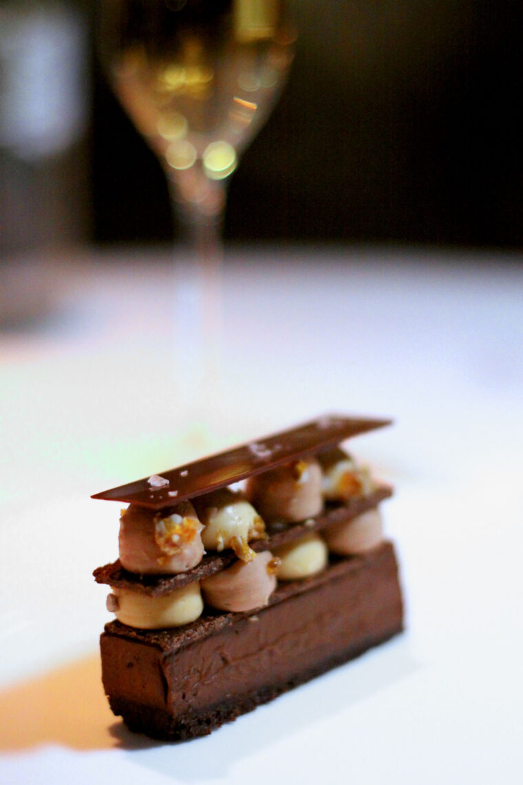 70% chocolate crémeux at Angler