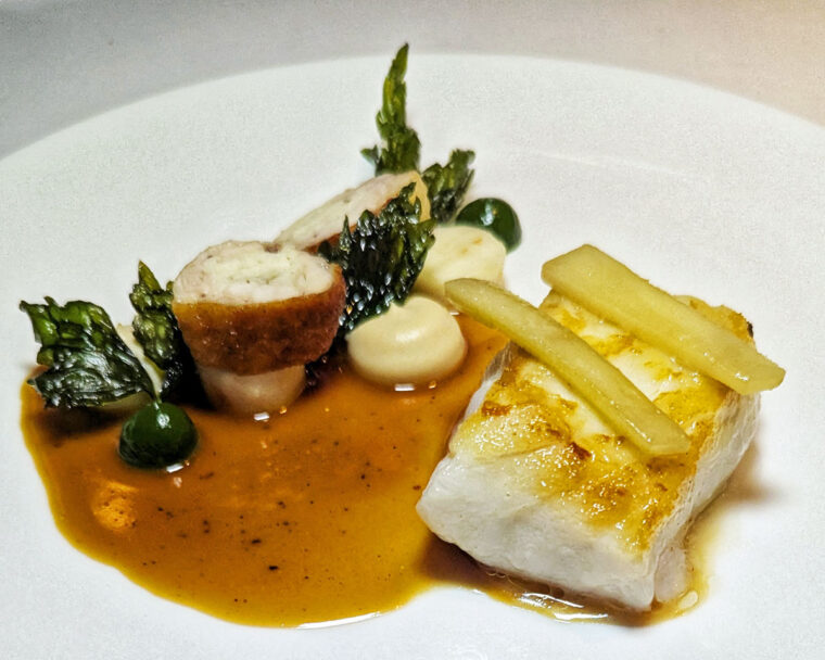 Newlyn Cod on a plate