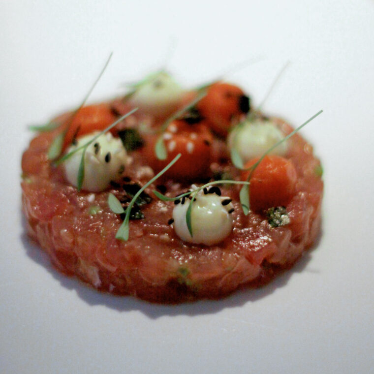 Tuna tartare at Angler