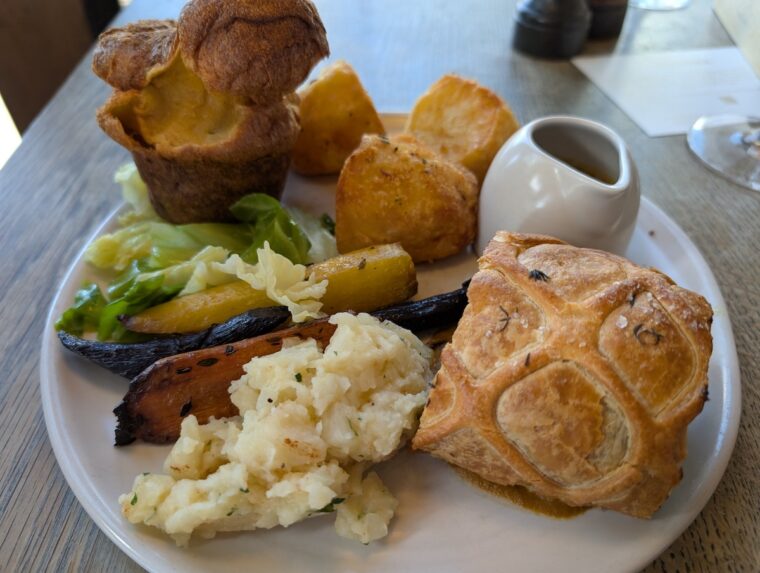 The Lighterman vegetarian wellington