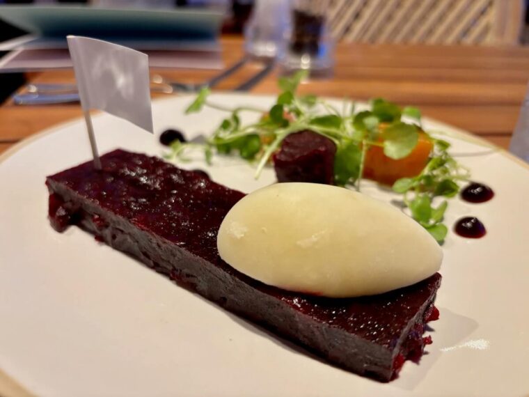 The White Hart  beetroot terrine