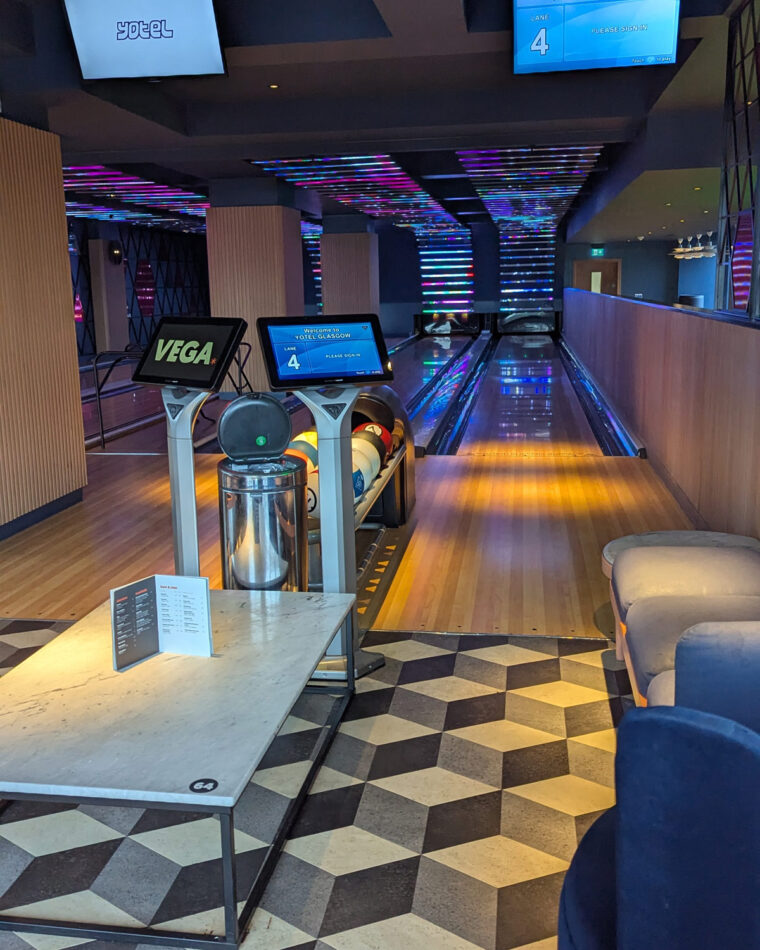 The Bowling Alley at Vega, Yotel Glasgow