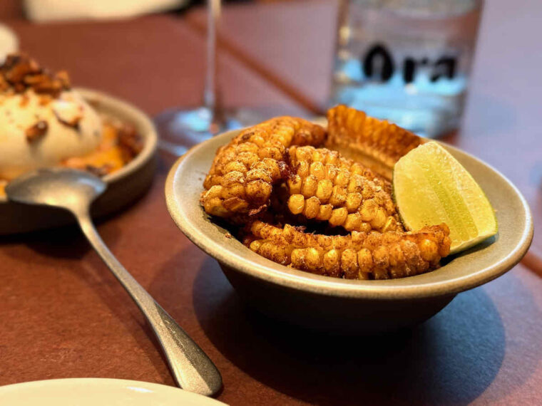 Corn ribs - Ara restaurant, Aldgate