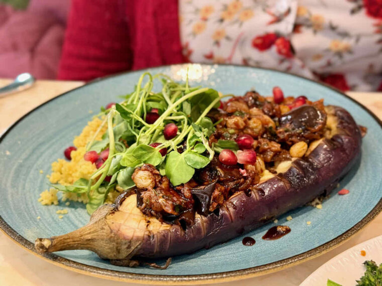 Aubergine Steak - The Cardinal Bar and Kitchen, Aldgate
