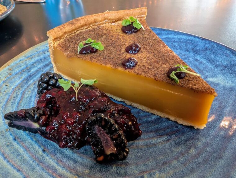 Bluebird City nutmeg tart