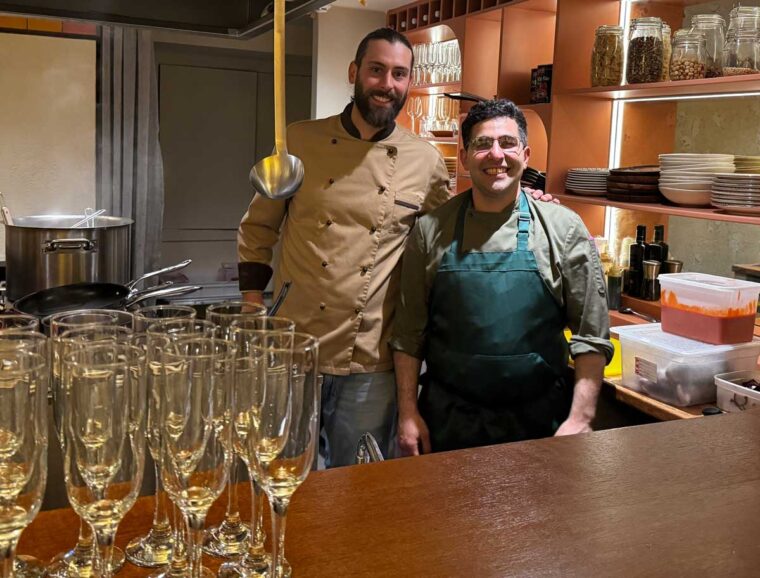 Gianluca Capilungo and Claudio Tripodi at Capilungo Covent Garden