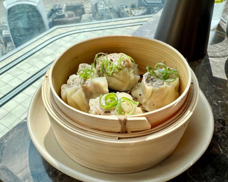Chicken and Shitake Sui Mai, Lucky Cat, Bishopsgate