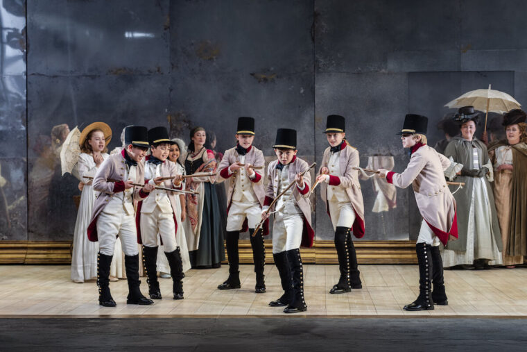 Garsington Opera Youth Company boy soldiers