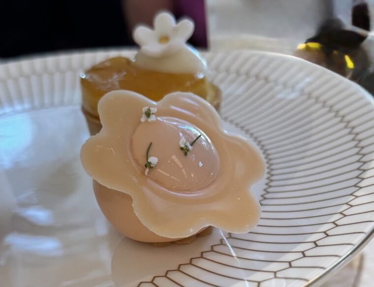 Peach flower Peninsula London Afternoon Tea
