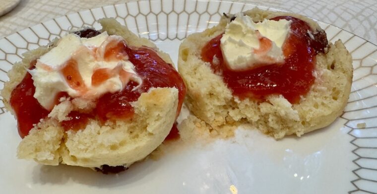 Raisin scone Peninsula Afternoon Tea