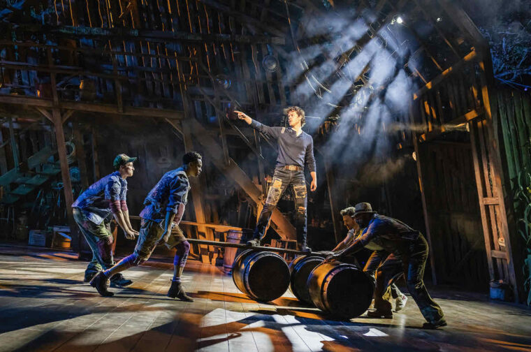 Shucked, Regent's Park Open Air Theatre - photo Pamela Raith - Beau (Ben Joyce)