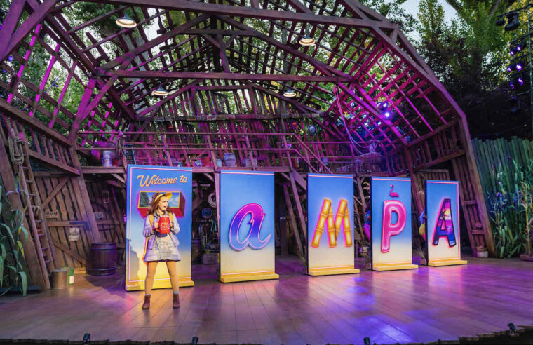 Shucked, Regent's Park Open Air Theatre - photo Pamela Raith - Sophie McShera as Maizy