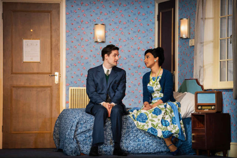 The Comedy About Spies - Henry Shields and Adele James - Photo Matt Crockett