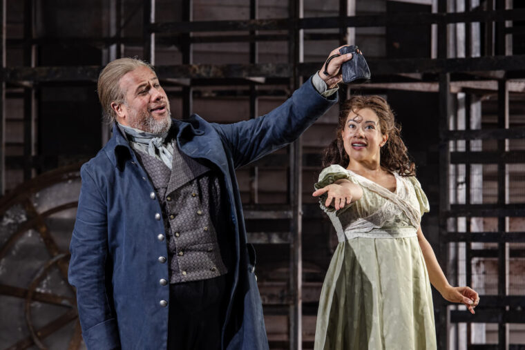 Jonathan Lemalu as jailor Rocco in Fidelio at Garsington