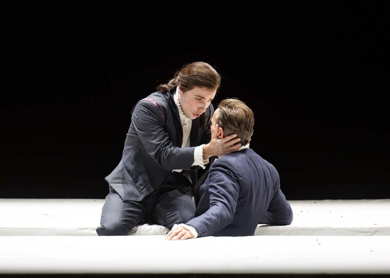 Jonathan (Linard Vrielink) and David (Iestyn Davies), Saul, Glyndebourne Festival 2025
© Glyndebourne Productions Ltd. Photography by ASH