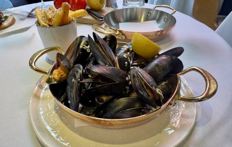 Moules Marinières at La Terrasse