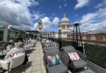 The rooftop terrace at Sabine