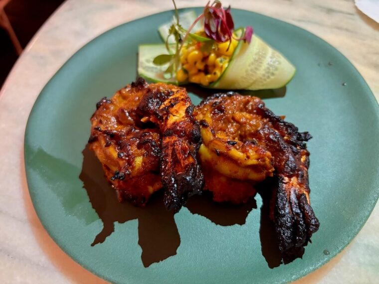Tamarind Terrace  Konkan prawn