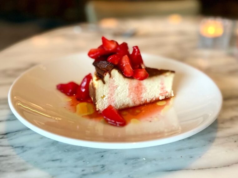 Basque cheescake Sam's Waterside